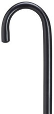 Crook walking cane Black Finish 42" Made in the USA Extra Tall