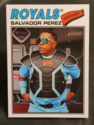 2026 Topps Heritage #320 Salvador Perez - Kansas City Royals  