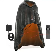 Jartoo Nano Heated Blanket Electric Throw, Portable Washable Heated... Fast Ship