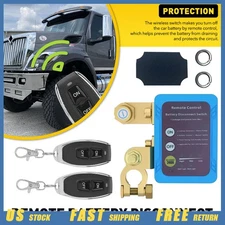 12V 240A Remote Battery Disconnect Switch Battery Kill Switch for Auto RV ATV