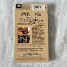 Out of Africa VHS, 1992 MCA Universal  Robert Redford Meryl Streep  SEALED