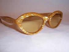 NEW VALENTINO SUNGLASSES VG 0008S 003 GOLD/YELLOW 52MM AUTHENTIC