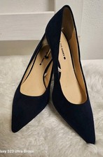 Pumps Gr.38 - THE SHOES- Metallabsatz Schuhe Dunkelblau Damenschuhe Neuwertig