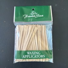SALON SPA FACIAL FANTASEA DISPOSABLE WAX WOODEN APPLICATOR STICK 100 PC SMALL