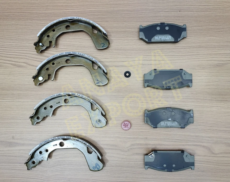 Jeu de plaquettes de frein avant et de plaquettes de frein arrière d'origine ... - Photo 2/4