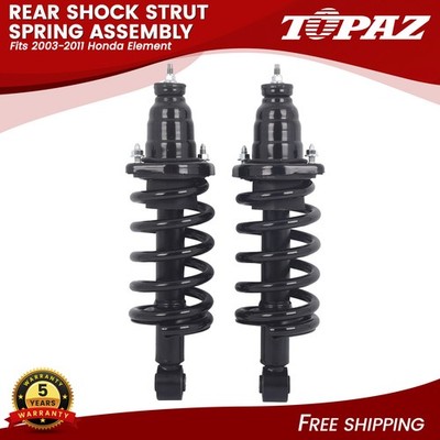 Pair Rear Complete Struts w/Coil Springs Assembly Fits 2003-2011 Honda Element
