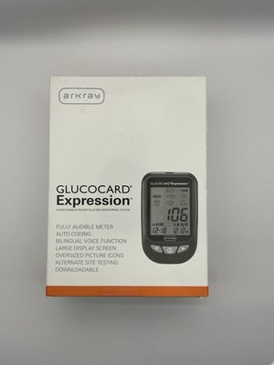 Arkray Glucocard Expression Talking Blood Glucose Monitoring System Kit