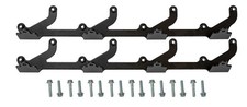 Moroso Coil Mount Brackets For Bbc Zz632 With Ls Coils - Steel Black Powder