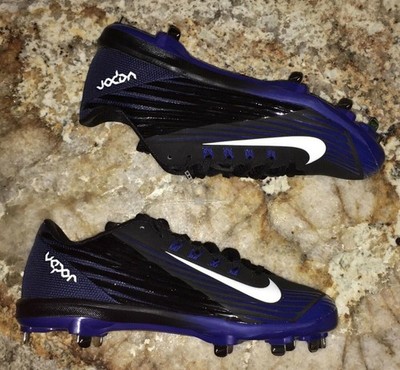 NIKE Lunar Vapor Pro Low Black Royal Blue Baseball Spikes Cleats NEW Mens Sz 8