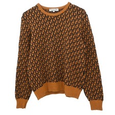 Christian Dior Top Sweater Trotter Brown C-TK-286 #L 136363
