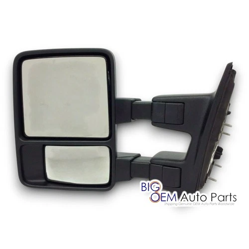 OEM 08-12 Ford Super Duty Driver Manual Side View Trailer Tow Mirror 8C3Z17683AC