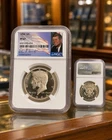 1964 Kennedy Half Dollar 50C NGC PF67 Proof Silver JFK Facsimile Signature Label