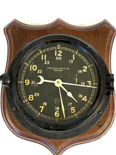Original Vintage WWII U.S. Navy Ship's Clock; Chelsea Clock Company