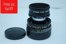 "NEAR MINT"Leica Elmar-M 50mm f2.8 E39 Lens Black for Leica M From JAPAN  6010