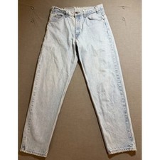 Levi's 550 Orange Tab Jeans Mens 32 Blue Relaxed Fit Tapered Pocketed Men 30X29.