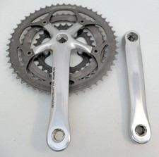 Vintage Japanese SR Suntour Superbe Triple Crankset 170mm 52/42/30 Chainrings