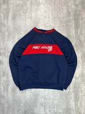 Vintage 90s Detroit Red Wings NHL Embroidered Spellout Sweatshirt Size Large