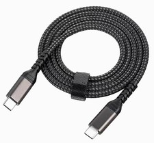 Nanxudyj USB C to C Cable 6FT,Type-C Fast Charging Data Sync 6.6FT/2M