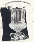 St Louis Crystal Vase 8” H Square Footed Base Made in France No Chips Or Cracks — photo 6