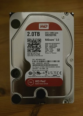 WESTERN DIGITAL RED WD20EFRX NASware 1.0 2TB 5400U/min 64MB SATA III 3.5''