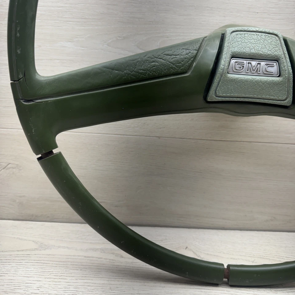 *69-72 Gmc 卡车 C15 K10 Blazer 原始设备制造商方向盘 9749753* 绿色 查看照片 — 第 2/4 张图片