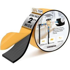 Pipe Insulation Tape, Foam Insulation Tape for Outdoor Pipes Winter Freeze Pr...