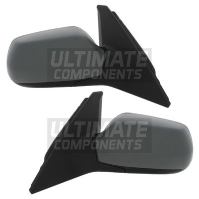 Mazda 3 BK 2004-2009 Electric Heated Wing Door Mirrors With Primed Covers 1 Pair