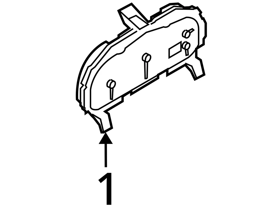 Cuadro de instrumentos velocímetro Mazda Cx-7 2011-2012 medidores CVYON Foto 4 de 4