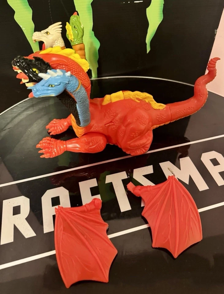 TIAMAT LJN ADVANCED DUNGEONS DRAGONS DE COLECCIÓN FIGURA DE DRAGÓN MALVADO DE 5 CABEZAS ANUNCIO YD Foto 3 de 4