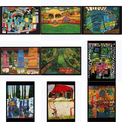 Kunstkarten-Set Friedensreich Hundertwasser I