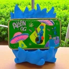 Castronomics High Life Alien OG 1oz .999 Silver Bar 1/1 Spaz Custom Enamel