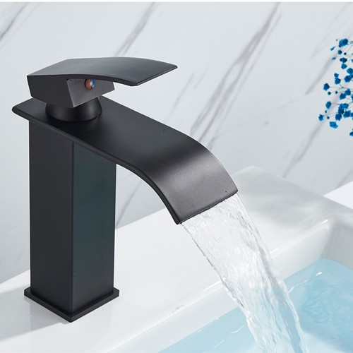 Rubinetto lavabo bagno miscelatore cascata monocomando bidet lavello casa ottone - Foto 36 di 96