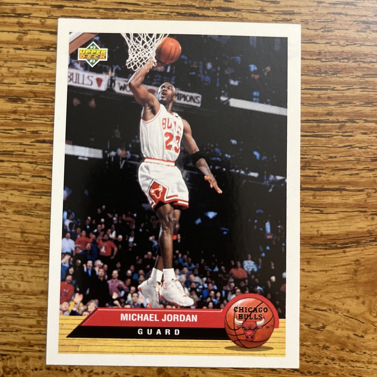 Michael Jordan #55 1992 USA Basketball Team NBA Hoops Card W/93