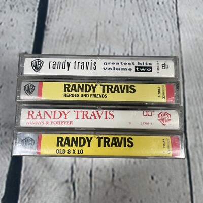 Randy Travis Cassette Lot - 4 Cassettes