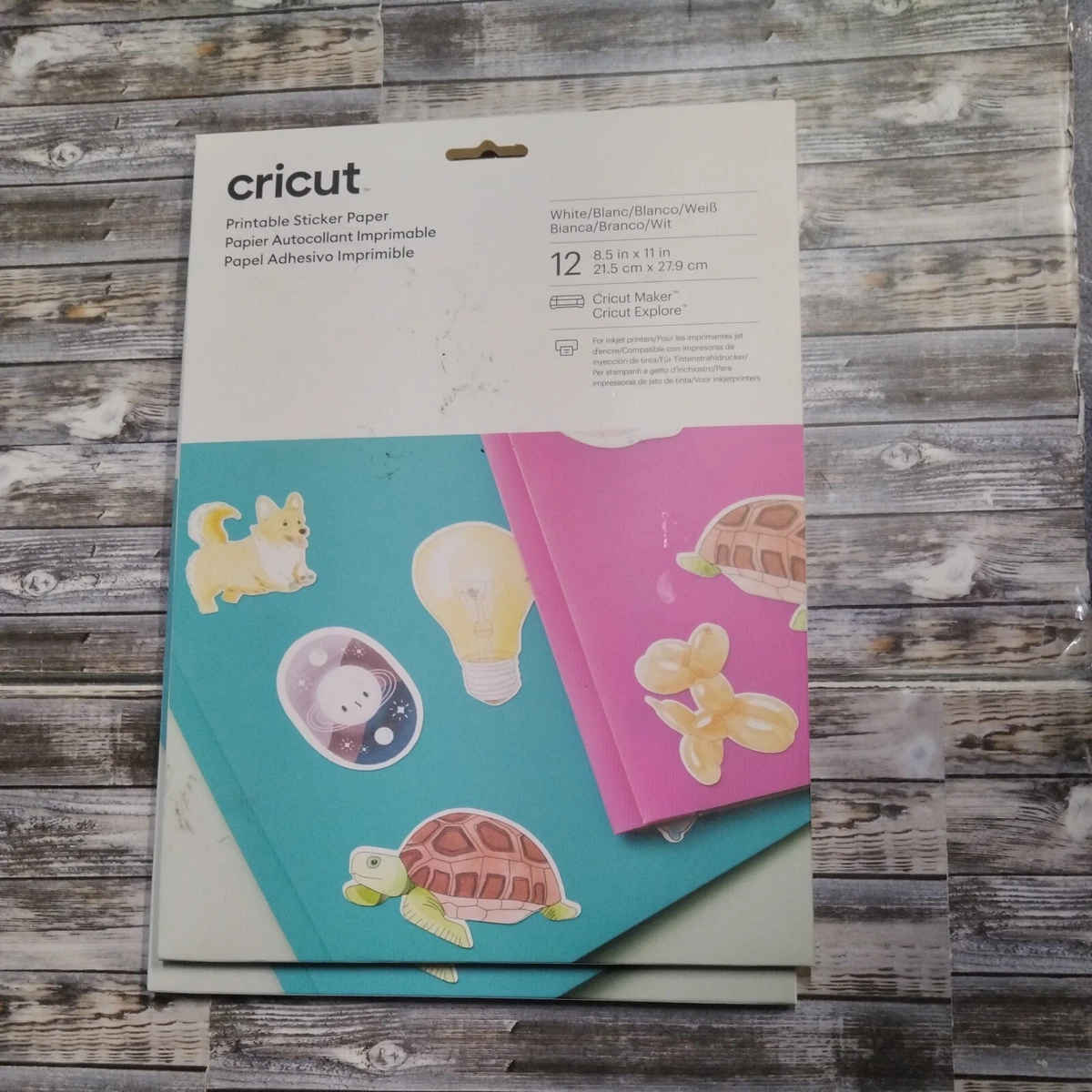 Cricut Printable Sticker Paper X2