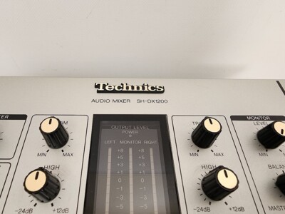 【希少】Technics DJミキサー SH-DX1200 Technics AUDIO MIXER SH-DX1200-S Operation has been