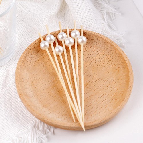100 Pcs Cocktail Picks Disco Ball Decorative Toothpicks for Appetizers Wood N2G7 - Picture 12 of 20