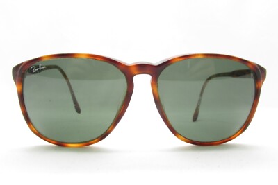 RAY-BAN ROUND SPORTS WRAP KEYHOLE BROWN D/L 1571 SUNGLASSES 56-125 115386  - Main Image