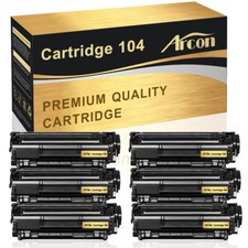 6 Pack Toner Compatible for Canon CRG 104 ImageClass MF4350D MF4150 D420 D480