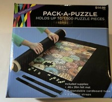 Puzzle Mates Portapuzzle For 1500 Piece Jumbo Jigsaw Board Storage Pad Case Game