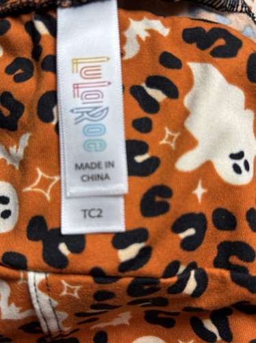 Leggings donna LuLaRoe taglia TC2 fantasmi Halloween leopardato ghepardo più 18+ nuovi con etichette - Foto 3 di 4