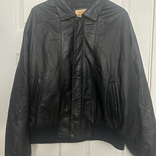 Vintage leather jacket, Hard Rock Cafe For Men, Full Zip. XL - Picture 8 of 9
