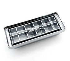 Chrome Center Dash A/C Heater HVAC Vent For 2001 & Earlier Kenworth