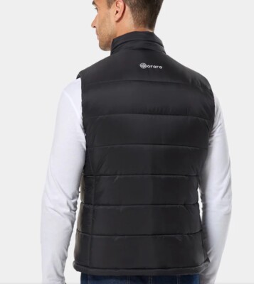 Ororo Heated Padded Vest Black In Mens Size S BRAND NEW UK