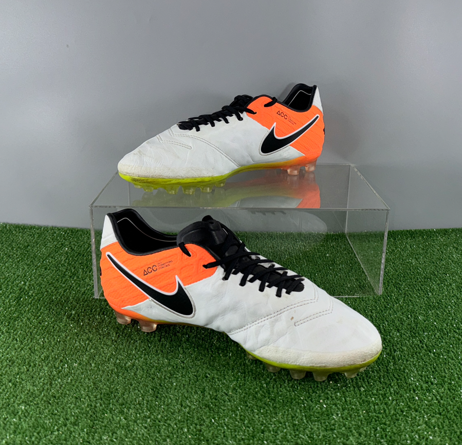 Nike Tiempo Legend VI AG 819712-108 Elite US8.5 UK7.5 White boots
