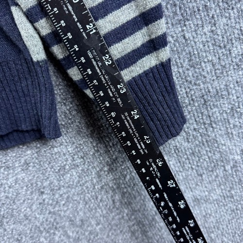 Zara Maglione Uomo Medium 80% Lana Argyle Stripe 888 ST West Oynk Pig Spagna - Foto 6 di 11