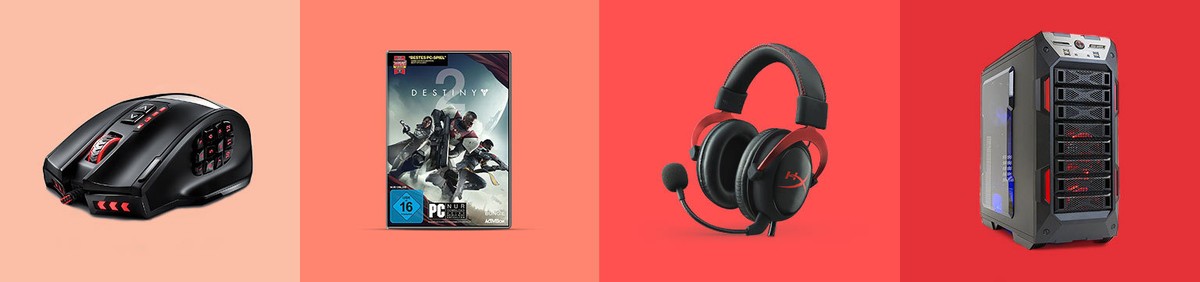 Shop event PC Gaming Essentials Graphics cards, games, headsets and more.