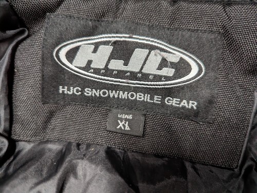 HJC Snowmobile Survivor Windproof Waterproof Men's Black & Grey Biker Jacket XL - Picture 16 of 21