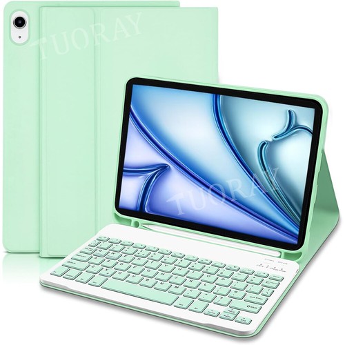 Keyboard Case Cover For 2024 iPad Air 11" M2 6/7/8/9/10th Gen Air 3 4 5
