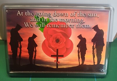 Loyal Ulster Kühlschrankmagnet Remembrance 2 Lest We Forget 